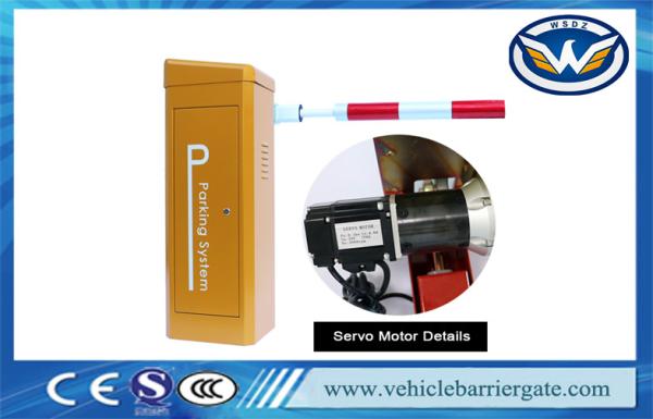 Heavy Duty Servo Motor Car Park Boom Barriers Gate With 10 Million Operation