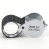 Buy cheap Portable Triplet Lens 21mm Jewelry loupe Magnification of 20X from wholesalers