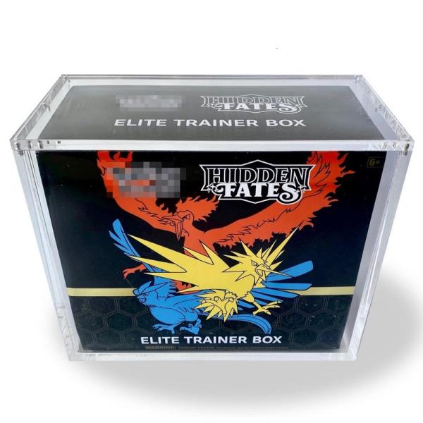 Buy cheap Custom Acrylic Magnetic Box Game Card Collection Storage Box Acrylic Display Case for Pokémon Cards from wholesalers
