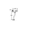 Buy cheap Self Closing Toilet Flush Valves Single Hole Wall Mounted Water Tap for Commercial from wholesalers