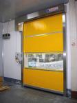High Speed Shoulder Protection PVC Roll Up Door / Rolling Steel Doors ISO