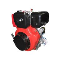 Buy cheap Red color High Performance Diesel Engines 1 cylinder air cooled electric start product