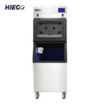 R404a Industrial Automatic Ice Machine 200KG Timing Cleaning Commercial Ice Cube