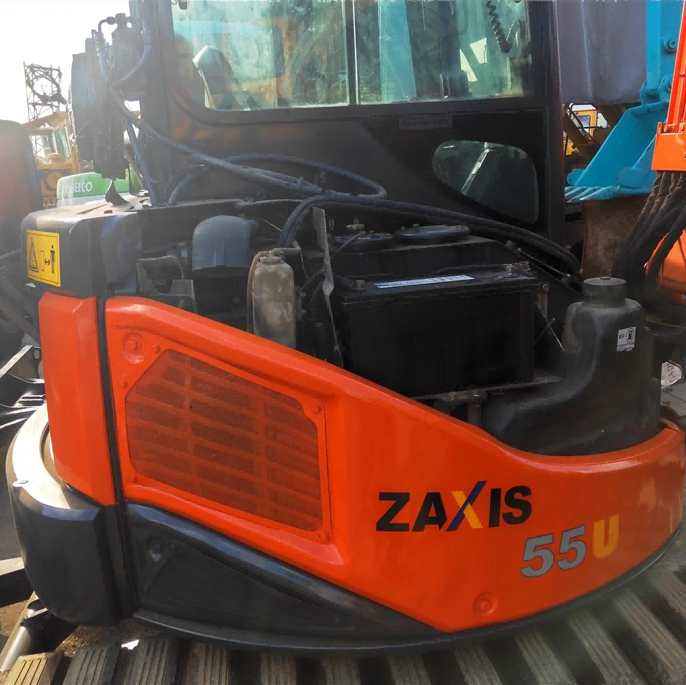 Second Hand Hitachi ZX55U Used Excavator Hydraulic 12000 Pound