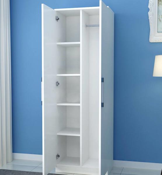 Buy cheap Integrated Solid Wood Combi Wardrobe 18mm Open Storage Wardrobe from wholesalers