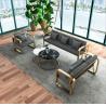 Buy cheap Leisure Modern Rose Gold Iron Metal Lounge sofa single 2 seater sofa from wholesalers