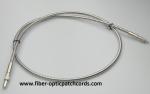 NA0.12,0.20 Pure Quartz Stainless Steel Fiber Optic Patch Cord 200µM 400µM 600µM