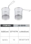 Buy cheap stainless steel cylinder mini chips frying basket fine mesh deep fat fryer from wholesalers