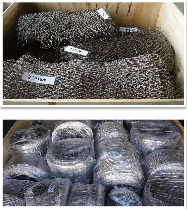 Flexible 304 Stainless Steel Wire Rope Mesh Safety Fencing For Zoo