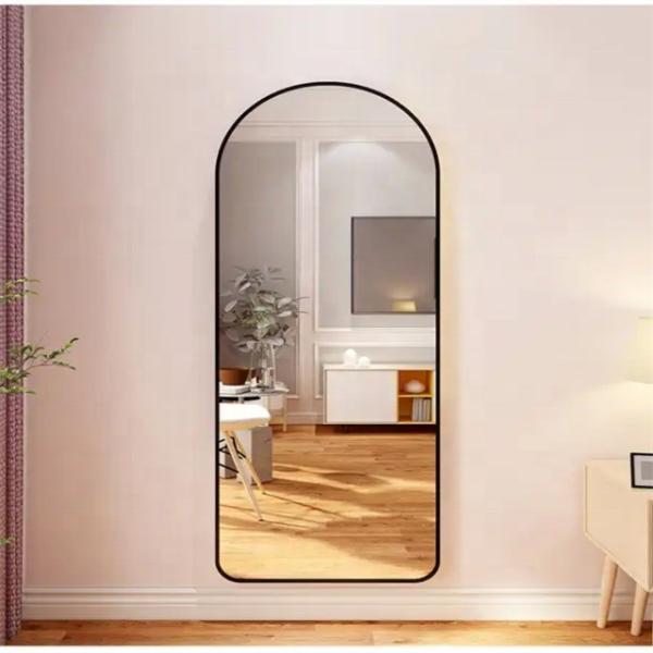 Buy cheap Modern Stylish Aluminum Framed Full Length Body Mirror with Stand and Clear Glass from wholesalers