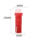 12v led indicator lights for cars T5 COB 1SMD 3D Red/Green/Yellow/Blue/White LED