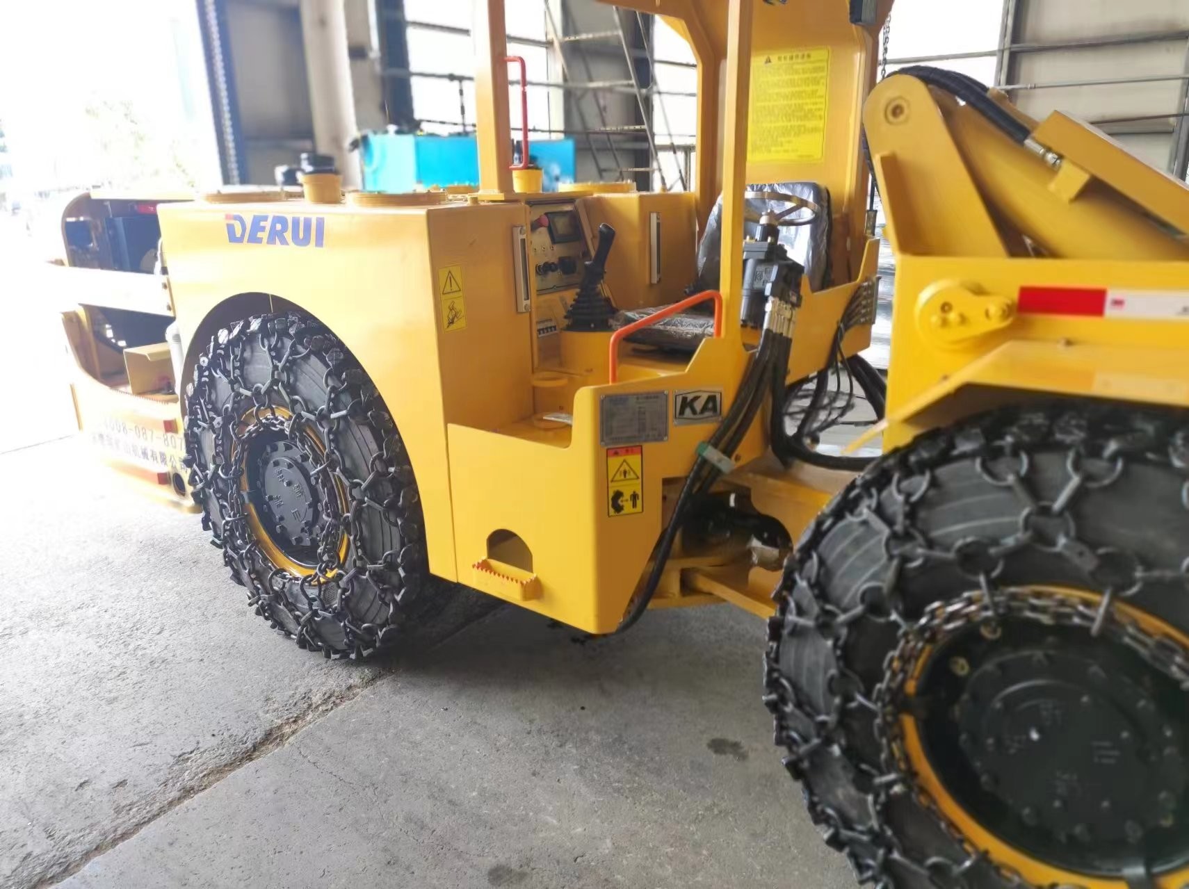 New Hydrostatic Transmission DERUI DRWJ-1 Underground Utility Vehicle Mining Loaders