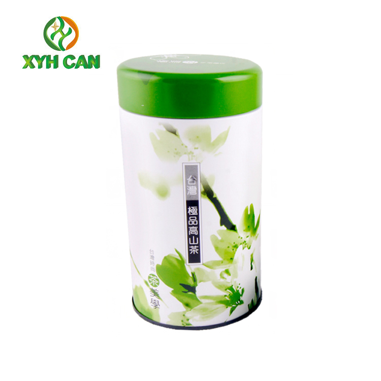Tea Tin Can Food Grade Certificate Decorative For Tea Storage Useful Colorful Design