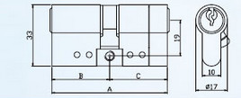 2.4mm 6 Pin Euro Cylinder Unique Design Fast Delivery OEM Service