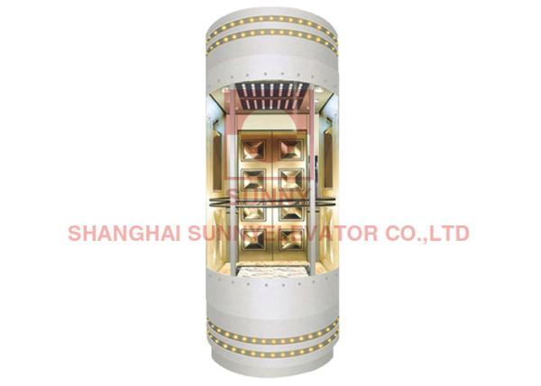 Buy cheap 1250kg Gearless Machine Room Observation Elevator High Performance from wholesalers
