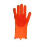 Custom 33.5x16.5cm Silicone Hand Gloves For Dishwashing