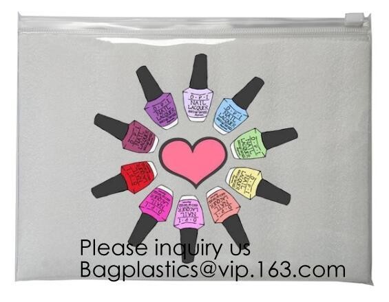New Design Pvc k Epe Foam Heart-Shaped Bubble Bag For Cosmetic/Pink Plastic Bubble Bag With Zipper bagease package