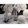 Buy cheap Modern Design Shop Display Christmas Decorations Handmade Pure White Resin Balls from wholesalers