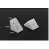 Buy cheap white plastic kitchen cabinet corner bracket, corner connector from wholesalers