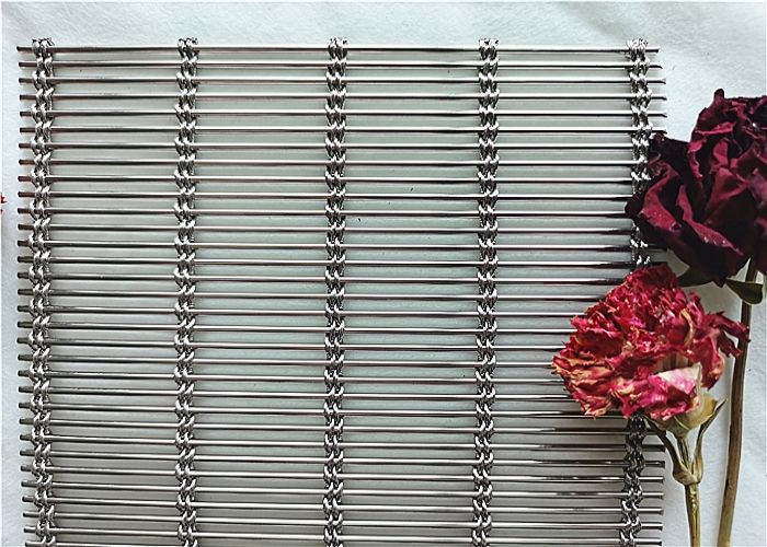 Woven Drapery Metal Wire Architectural Decorative Mesh