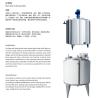 Buy cheap Various SUS304 / 316L Water Storage Tank / Heating Jacketed Kettle / Mixing Tank from wholesalers