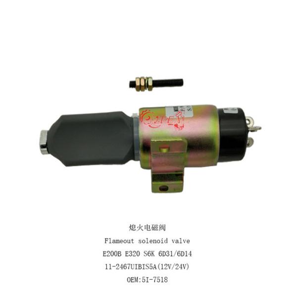 Buy cheap 5i-7518 Excavator Spare Parts 320 Engine S6k Stop Solenoid from wholesalers