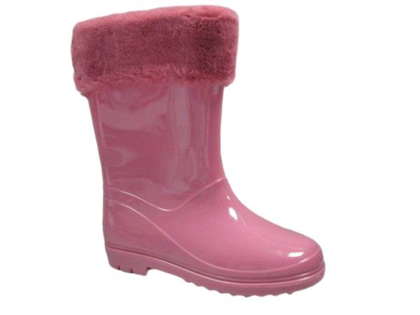 Buy cheap PVC Plush Fur Lined Rain Boots TIANO from wholesalers