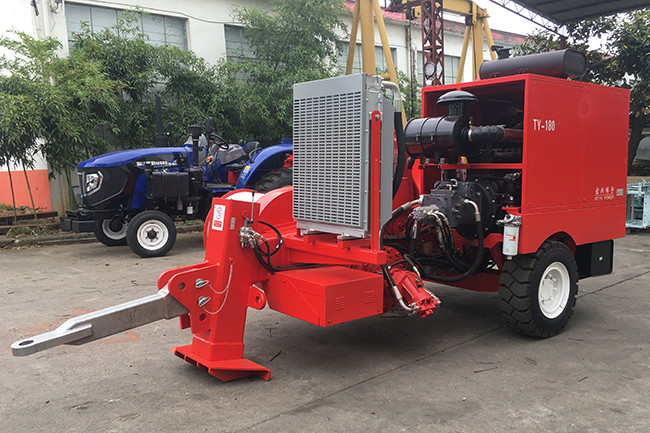 Transmission Line Stringing Equipment 180kN Hydraulic Puller Groove Number 10