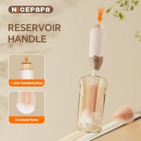 Buy cheap Easy Operation Liquid Storage Foam Patent Food Grade Silicone nipple Brush product