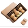 Buy cheap 3.15in Round Kitchen Scrub Brush Set 3pcs Bamboo Pot Brush 8cm Air Dry from wholesalers