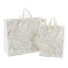 Buy cheap Personalized Reusable Foil Stamped 250gsm Marble Paper Bag from wholesalers