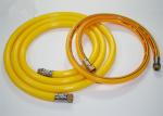 Orange Yellow PVC Spray Hose / Polyester Fiber Reinforced Pipe Tube Anti