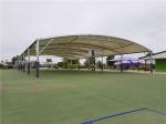 Permanent Building Big Membrane Steel Shade Structure For 130x200 Feet