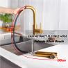 Buy cheap 316 Marine grade stainless steel faucet 304 brass color kitchen pull out tap from wholesalers