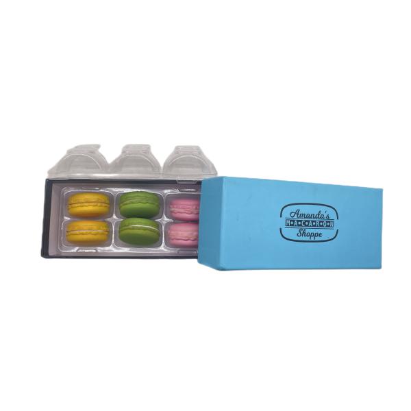 Buy cheap Macaron Packaging Paper Box Gift Box Beautiful Shape Biscuit Snack Box from wholesalers
