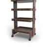Buy cheap Wooden 5 Layers Cocktail Display Stand with Wheels for Stores from wholesalers