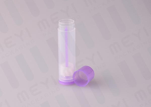 Buy cheap 5g Purple Recyclable Lip Balm Tubes , Lip Balm Empty Container Tubes from wholesalers
