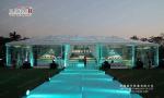 Transparent Aluminum Alloy Frame Large Event Canopy , Outdoor Wedding Party With