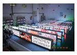 High Resolution 5 mm LED Taxi Top Advertising Aluminum MBI5020 Drive IC