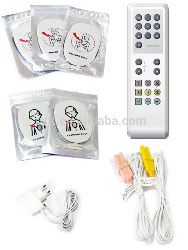 China Portable defibrillator aed trainer training cost