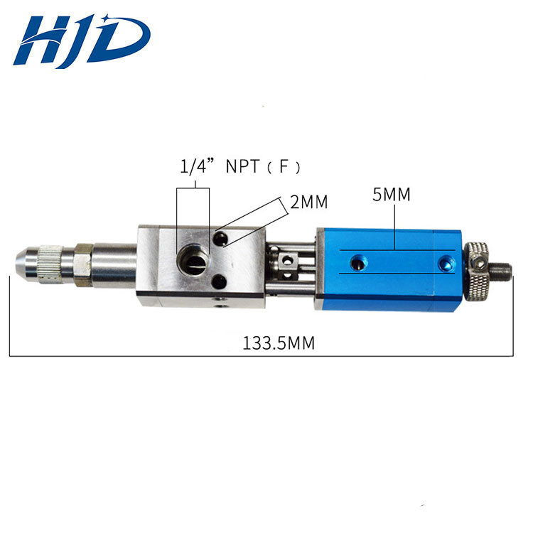 Needle Off Glue Dispensing Valve Small Flow UV Glue Firing Pin Valve HJD32F