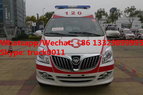 Buy cheap High quality and lower price new FOTON MP E series transiting ambulance vehicle for sale, FOTON gasoline ambulance from wholesalers