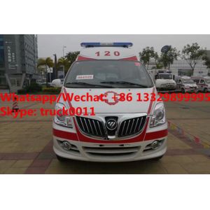 Buy cheap High quality and lower price new FOTON MP E series transiting ambulance vehicle for sale, FOTON gasoline ambulance from wholesalers