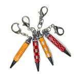 Crystal Stone Pocket Mini Pen , 73mm Twist Ballpoint Pen Baking Finish Color