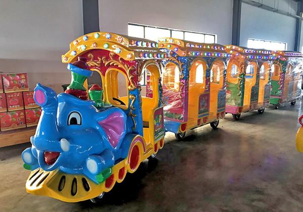 Buy cheap Safe Fun Trackless Kiddie Train Indoor Electric Train For Shopping Malls from wholesalers
