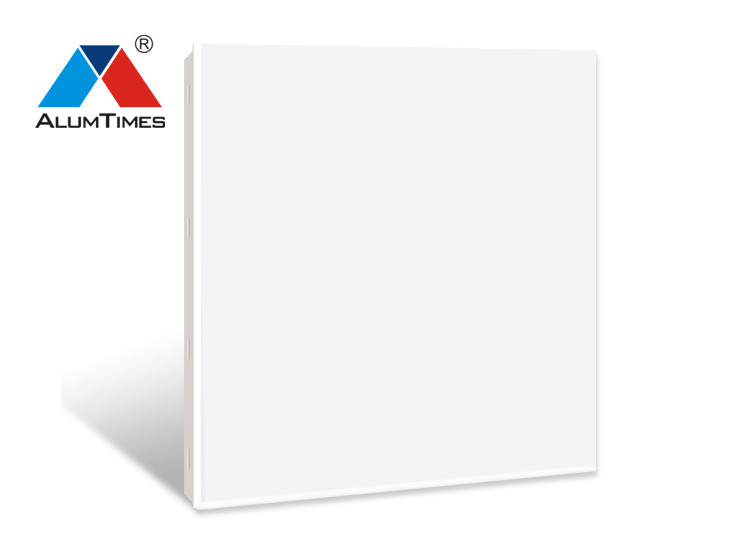 Fireproof Clip In Ceiling , Aluminum Plain White Ceiling Tiles 600×1200mm