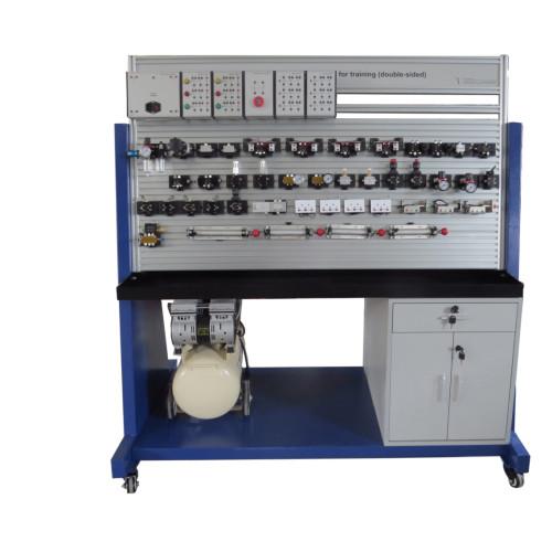 Quality Pneumatic Electronics Lab Workbench 50L/Min Vocational Training Equipment 1150 X 760mm for sale