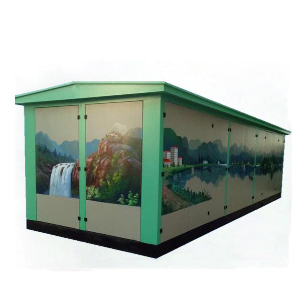 Buy cheap Hot sale electric power distribution transformer substation 800kva Outdoor Prefabricated Transformer Substation price from wholesalers
