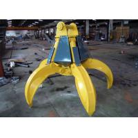Buy cheap Komatsu PC350 Hydraulic Orange Peel Grab 4 Teeth Multi Peel Clamp product