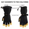 Buy cheap Men And Women Cold Proof Water Proof Wrist Strap Heat Insulated Work Gloves Outdoor Sports The Leather Winter Ski Gloves from wholesalers